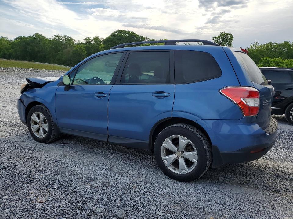 2015 Subaru Forester VIN JF2SJADC7FH427347 COPART salvage auction — FRONT END, Salvage Title, sold $375 on 2026-07-23 (photo 2)