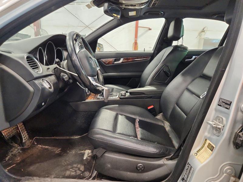 2013 Mercedes-benz VIN WDDGF8BB2CR226556 COPART salvage auction — FRONT END, Vt - Cert Of Title-Salvage Vehicle, sold $700 on 2026-07-13 (photo 7)