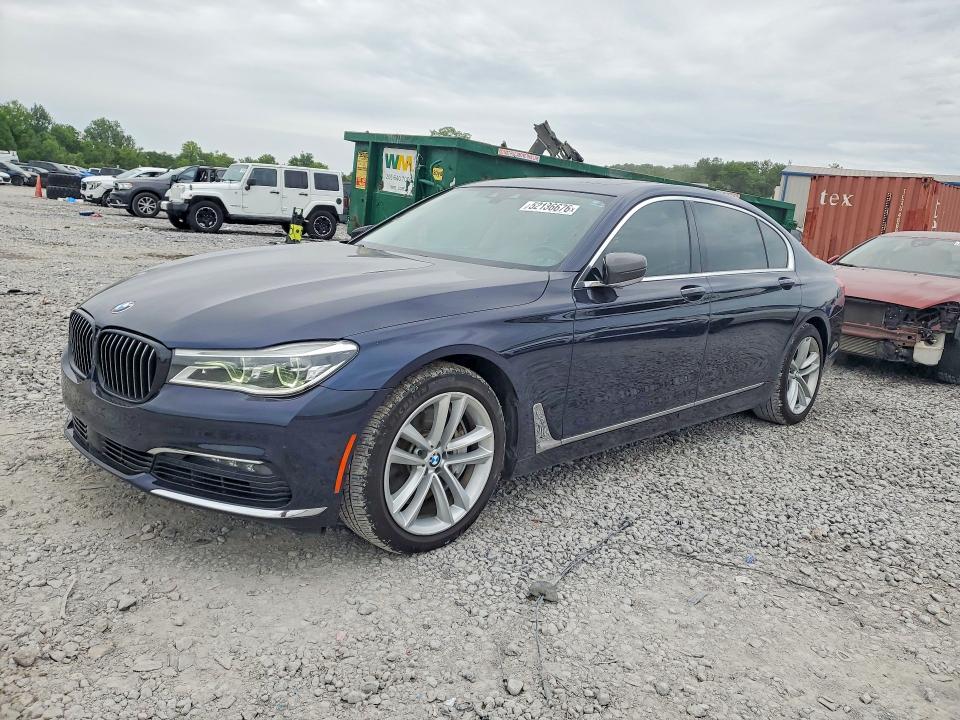2016 BMW 7er VIN WBA7F2C59GG419558 COPART salvage auction — MINOR DENT/SCRATCHES, Ga - Certificate Of Title (P), sold $8,500 on 2026-07-28 (photo 1)