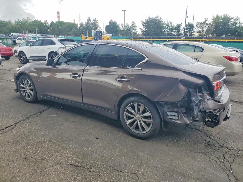 2017 Infiniti Q50 VIN JN1EV7AR6HM840580 COPART salvage auction — REAR END, Co - Public - Salvage Title, sold $750 on 2026-07-30 (photo 2)
