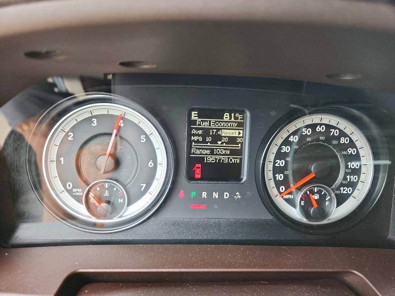 2014 Ram 1500 VIN 1C6RR6GT5ES377264 COPART salvage auction — HAIL, Tx - Certificate Of Title, sold $2,150 on 2026-07-02 (photo 9)