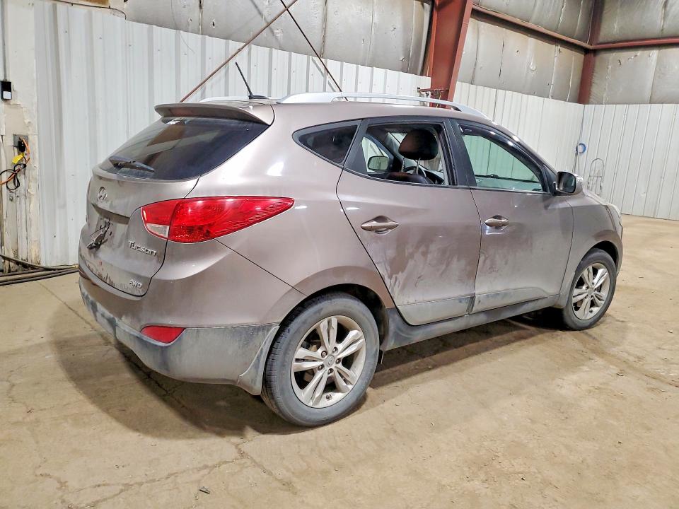 2012 Hyundai VIN KM8JUCAC7CU353007 COPART salvage auction — VANDALISM, Ak - Bill Of Sale- Salvage, sold $25 on 2026-07-28 (photo 3)