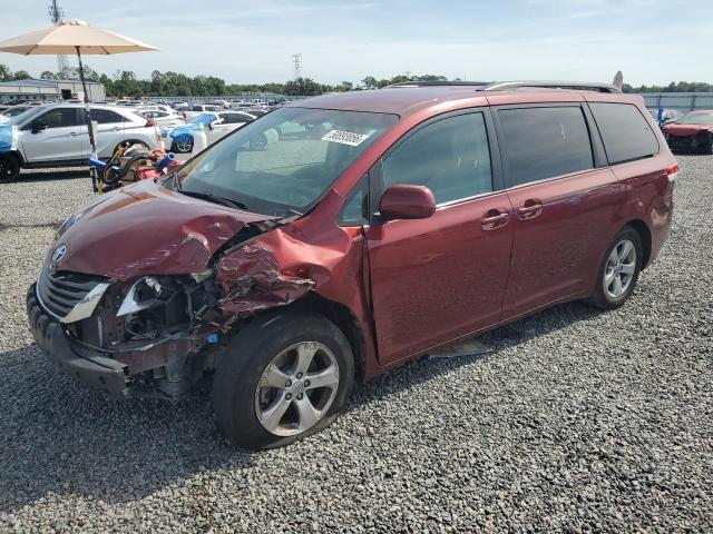 2014 Toyota Sienna VIN 5TDKK3DC4ES502748 COPART salvage auction — FRONT END, Fl - Cert Of Title Slvg Rebuildable, sold $1,600 on 2026-07-17 (photo 1)