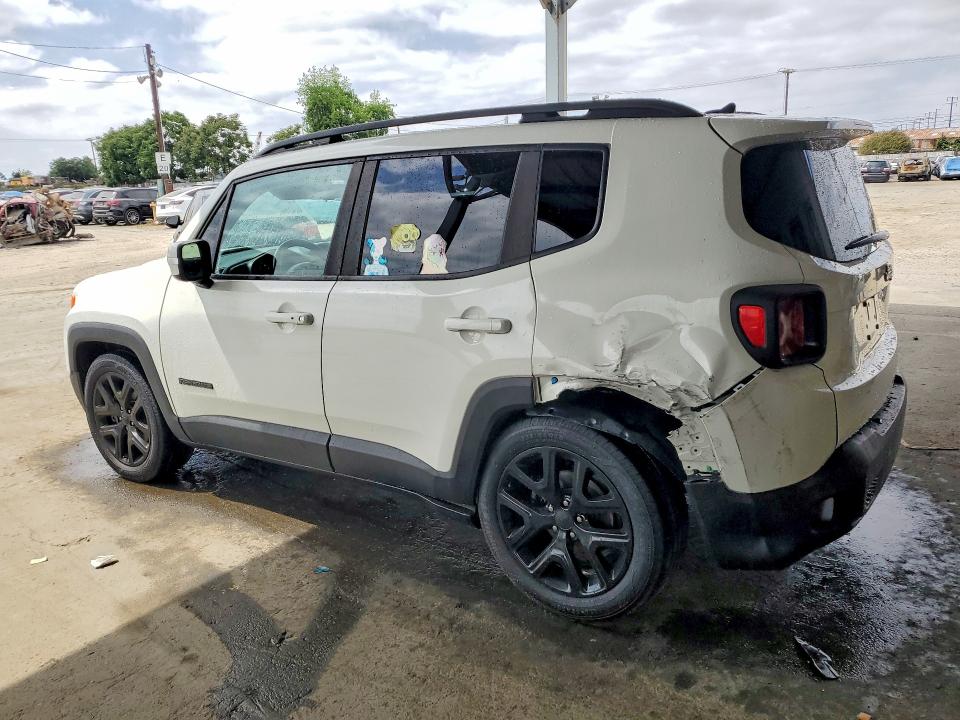 2017 Jeep Renegade VIN ZACCJABB0HPE93179 COPART salvage auction — REAR END, Ca - Salvage Certificate, sold $2,600 on 2026-07-07 (photo 2)