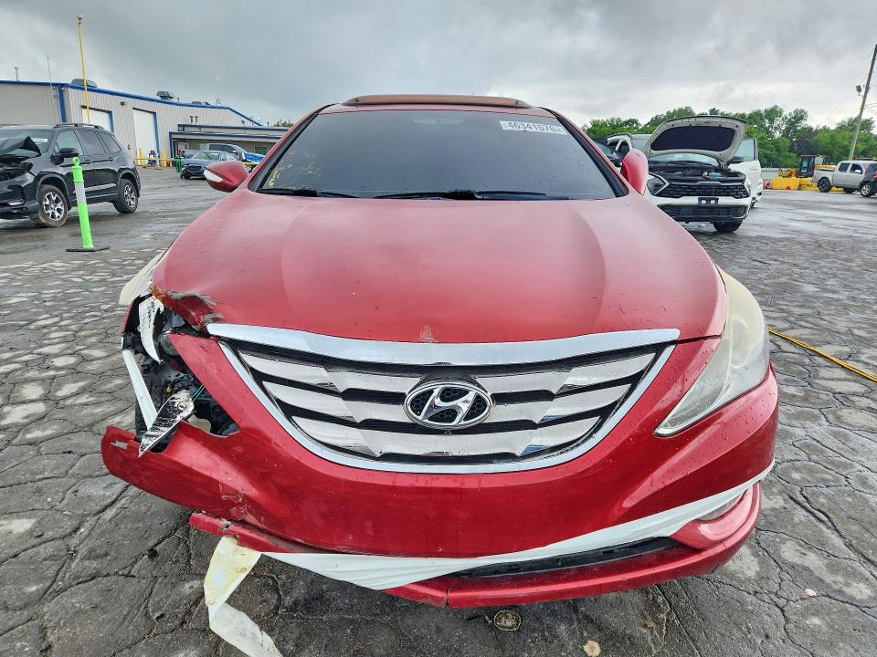 2013 Hyundai Sonata VIN 5NPEC4AC8DH627244 COPART salvage auction — FRONT END, Salvage Title, sold $625 on 2026-07-22 (photo 5)