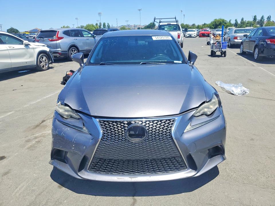 2014 Lexus Is 350 VIN JTHBE1D23E5006721 COPART salvage auction — FRONT END, Ca - Salvage Certificate, sold $3,200 on 2026-07-06 (photo 5)