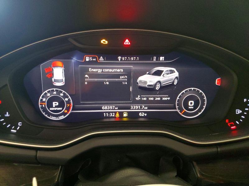2018 Audi Q5 VIN WA1BNAFY0J2232921 COPART salvage auction — FRONT END, Mn - Cert Of Title-Salvage, sold $10,400 on 2026-07-02 (photo 9)