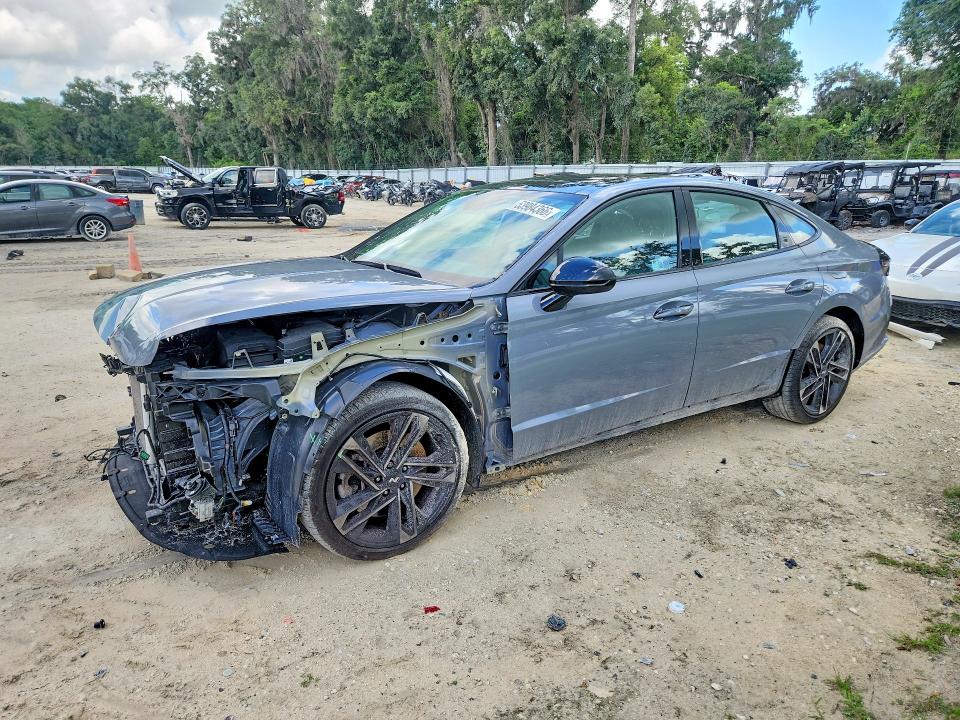 2024 Hyundai Sonata VIN KMHL54JC9RA373913 COPART salvage auction — FRONT END, Fl - Certificate Of Destruction, sold $6,900 on 2026-07-14 (photo 1)