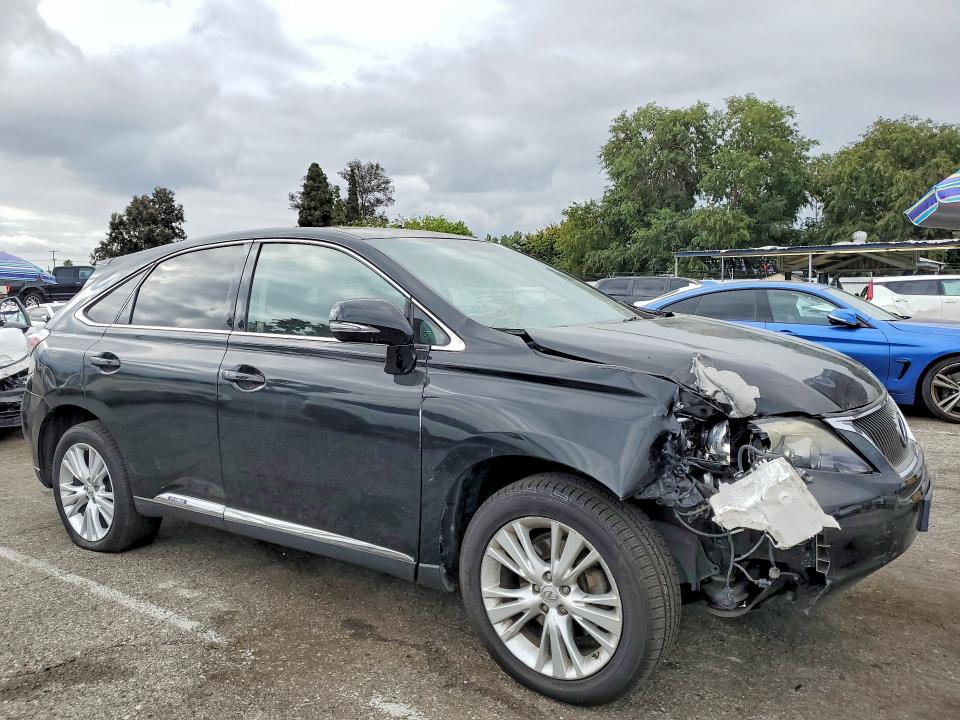 2010 Lexus Rx VIN JTJZB1BA1A2400732 COPART salvage auction — FRONT END, Ca - Salvage Certificate, sold $2,400 on 2026-07-17 (photo 4)