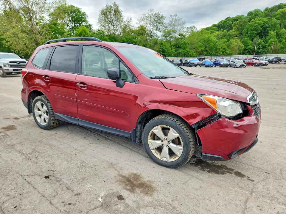 2015 Subaru Forester VIN JF2SJABC5FH580053 COPART salvage auction — FRONT END, Pa - Cert Of Salv-R=Reconstructed, sold $650 on 2026-07-09 (photo 4)