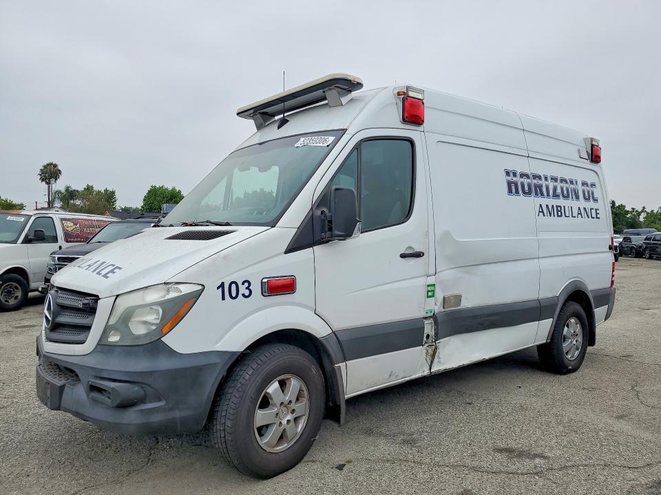 2017 Mercedes-benz Sprinter VIN WDAPE7CD6HP412176 COPART salvage auction — SIDE, CA - SALVAGE CERTIFICATE, sold $1,650 on 2026-07-15 (photo 1)