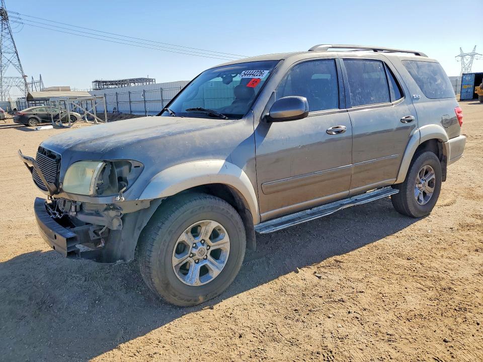 2004 Toyota Sequoia VIN 5TDBT44A84S206339 COPART salvage auction — FRONT END, Ca - Salvage Certificate, sold $750 on 2026-07-20 (photo 1)
