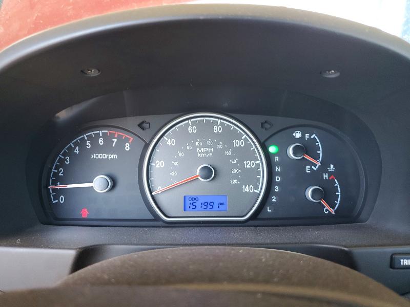 2007 Hyundai Elantra VIN KMHDU46D47U200305 COPART salvage auction — REAR END, Az - Cert Of Title - Salvage, sold $175 on 2026-07-28 (photo 9)