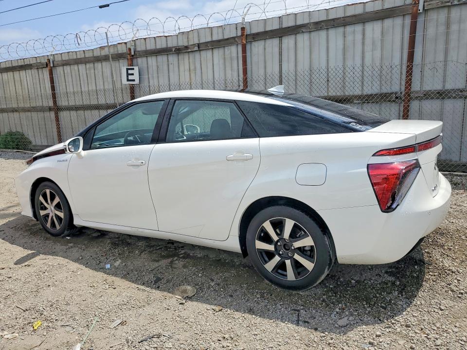 2018 Toyota Mirai VIN JTDBVRBDXJA004941 COPART salvage auction — FRONT END, FL - DERELICT VEHICLE CERTIFICATE, sold $200 on 2026-07-27 (photo 2)