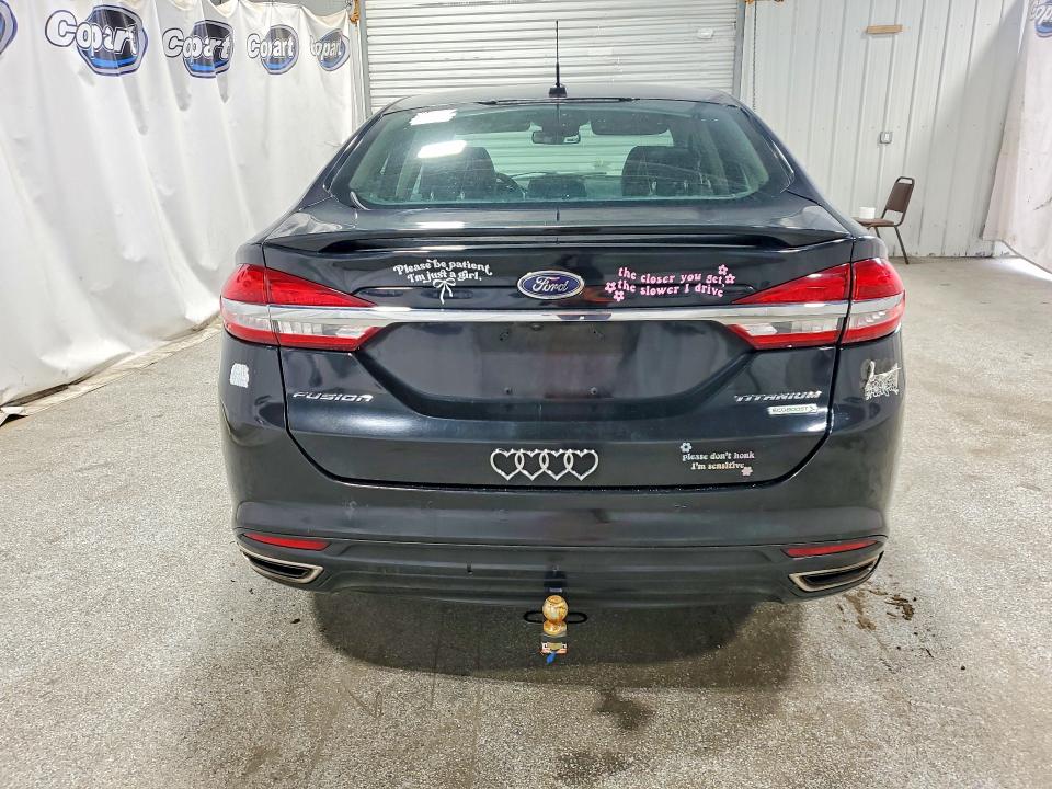 2017 Ford Fusion VIN 3FA6P0K92HR130526 COPART salvage auction — MECHANICAL, In - Certificate Of Title, sold $375 on 2026-07-07 (photo 6)