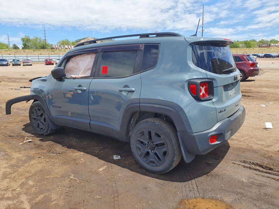 2018 Jeep Renegade VIN ZACCJBAB4JPH72096 COPART salvage auction — FRONT END, CO - SALVAGE TITLE, sold $850 on 2026-07-27 (photo 2)