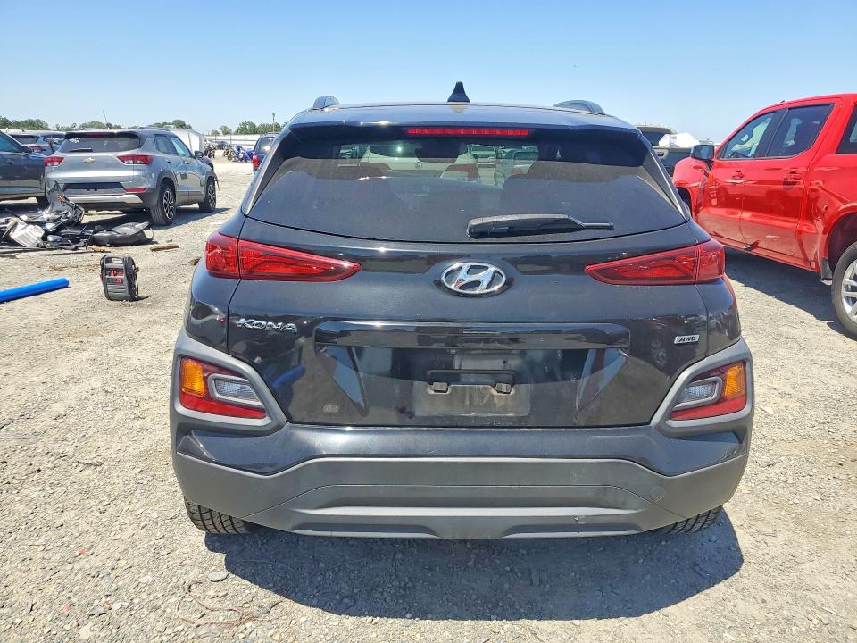 2020 Hyundai VIN KM8K6CAA1LU539087 COPART salvage auction — FRONT END, Ca - Salvage Certificate, sold $1,600 on 2026-07-07 (photo 6)