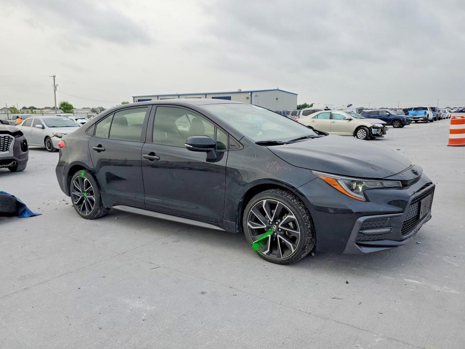 2022 Toyota Corolla VIN JTDS4MCE2NJ098736 COPART salvage auction — FRONT END, Tx - Salvage Vehicle Title, sold $500 on 2026-07-28 (photo 4)