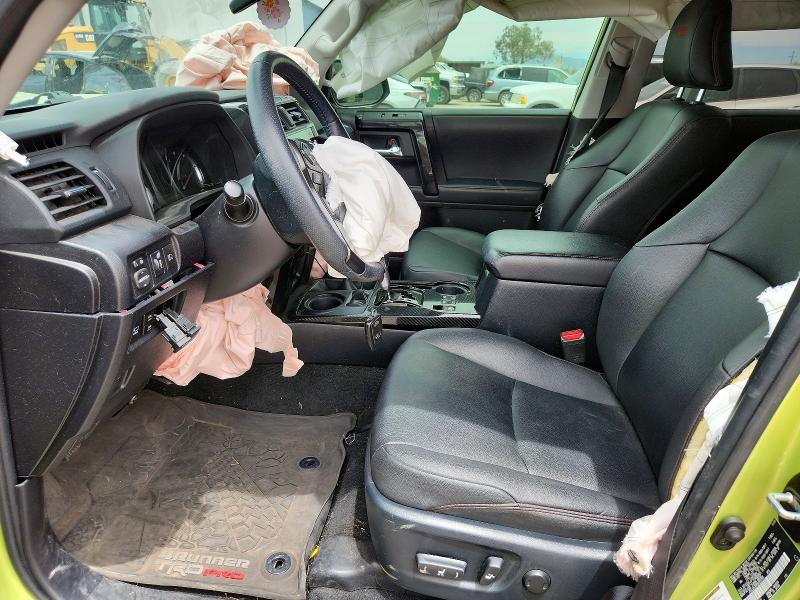 2022 Toyota 4runner VIN JTELU5JRXN6002785 COPART salvage auction — FRONT END, Az - Cert Of Title - Salvage, sold $18,300 on 2026-07-10 (photo 7)