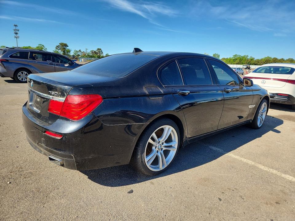 2012 BMW 7 series VIN WBAKC6C55CDX99486 COPART salvage auction — MINOR DENT/SCRATCHES, Oh - Certificate Of Title, sold $1,450 on 2026-07-15 (photo 3)
