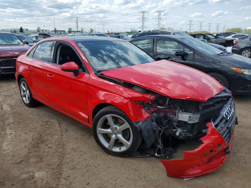 2016 Audi A3 VIN WAUB8GFF8G1085371 COPART salvage auction — FRONT END, Il - Salvage Certificate, sold $900 on 2026-07-21 (photo 4)