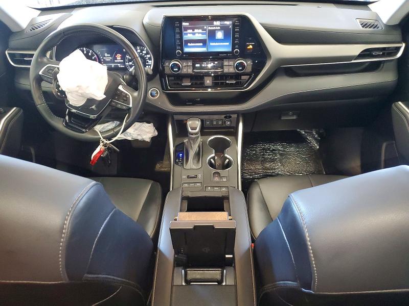 2021 Toyota Highlander VIN 5TDGZRBH1MS539726 COPART salvage auction — FRONT END, Mn - Cert Of Title-Salvage, sold $13,300 on 2026-07-07 (photo 8)