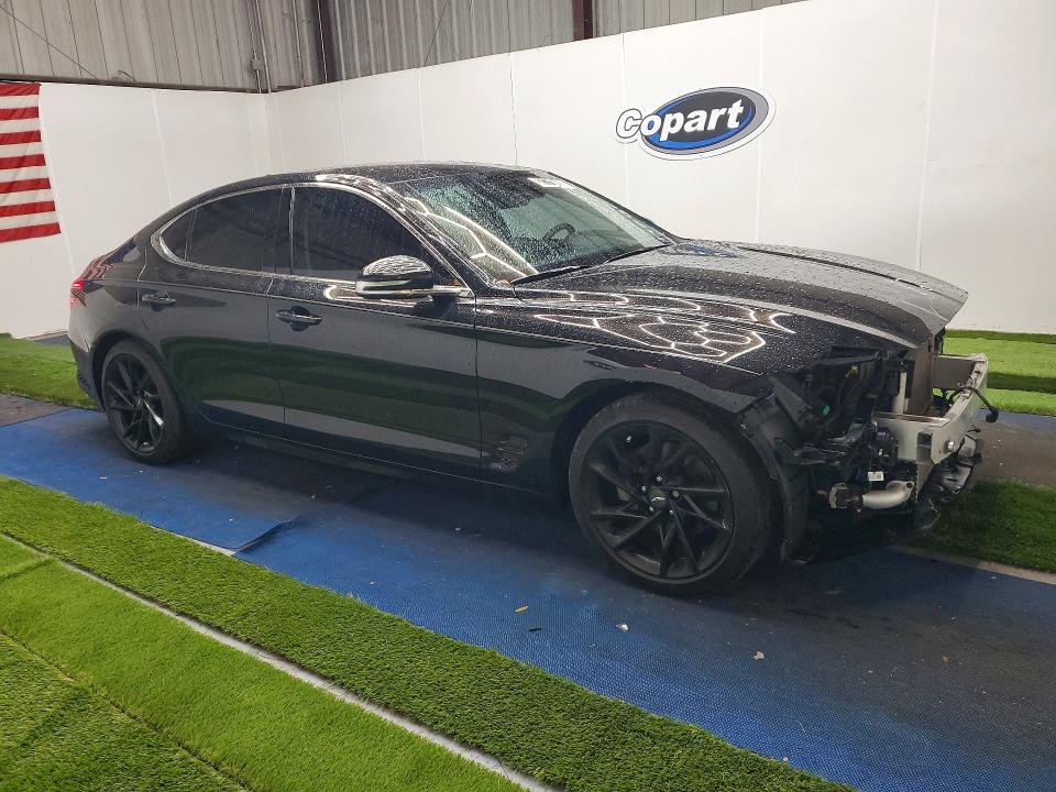 2022 Genesis G70 VIN KMTG34TA6NU092525 COPART salvage auction — FRONT END, FL - CERTIFICATE OF TITLE, sold $8,000 on 2026-07-09 (photo 4)