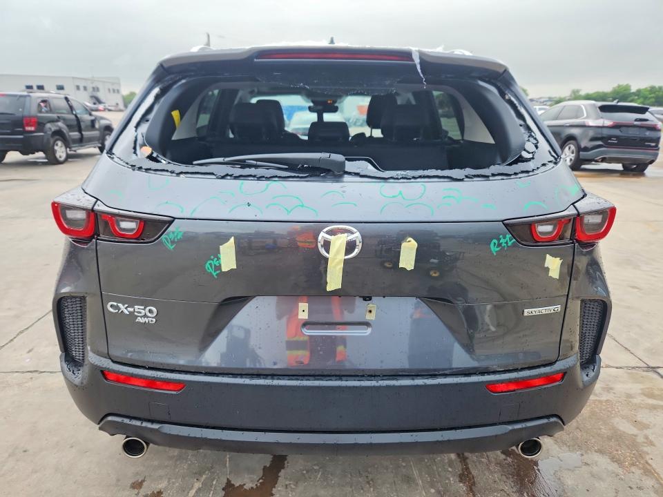 2025 Mazda Cx-50 VIN 7MMVABEM3SN360735 COPART salvage auction — HAIL, Tx - Certificate Of Title, sold $425 on 2026-07-30 (photo 6)