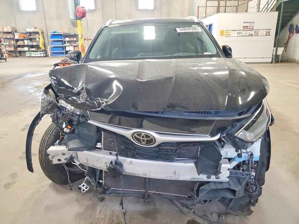 2022 Toyota Highlander VIN 5TDGZRBH6NS591175 COPART salvage auction — FRONT END, Mn - Cert Of Title-Salvage, sold $10,200 on 2026-07-14 (photo 5)