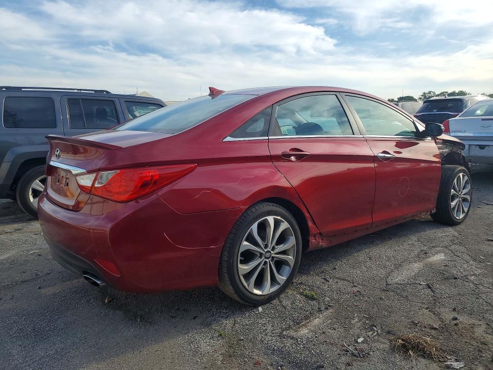 2014 Hyundai VIN 5NPEC4AC3EH901936 COPART salvage auction — FRONT END, In - Cert Of Title-Salvage Title, sold $1,650 on 2026-07-20 (photo 3)
