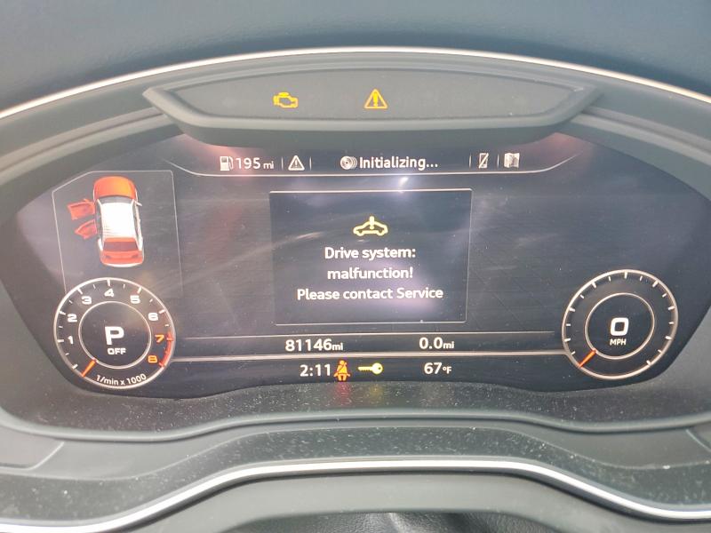 2018 Audi Q5 VIN WA1CNAFY7J2205123 COPART salvage auction — WATER/FLOOD, Id - Salvage Certificate Of Title, sold $9,000 on 2026-07-09 (photo 9)