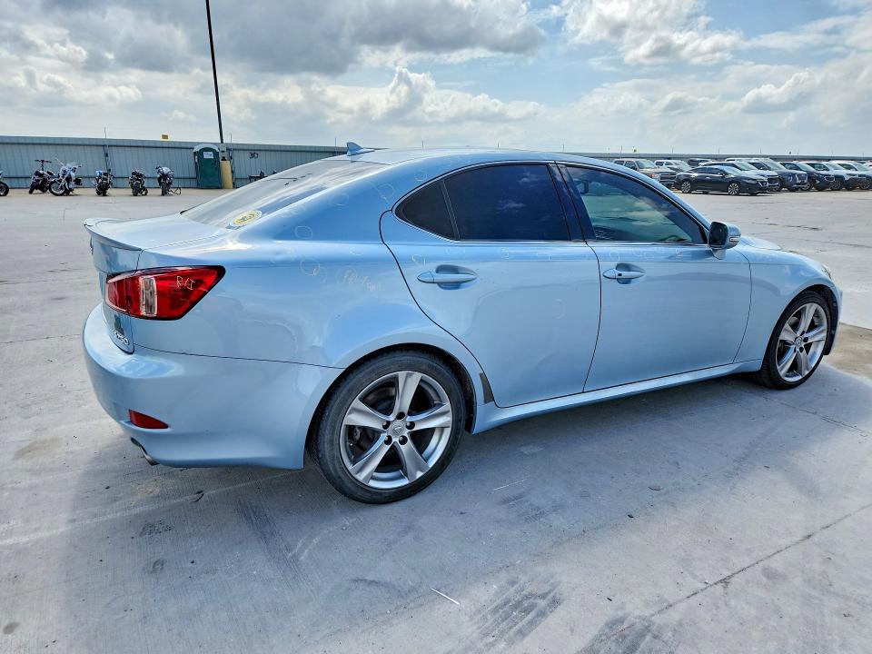 2011 Lexus Is VIN JTHBF5C22B5153758 COPART salvage auction — HAIL, Tx - Certificate Of Title, sold $4,100 on 2026-07-13 (photo 3)