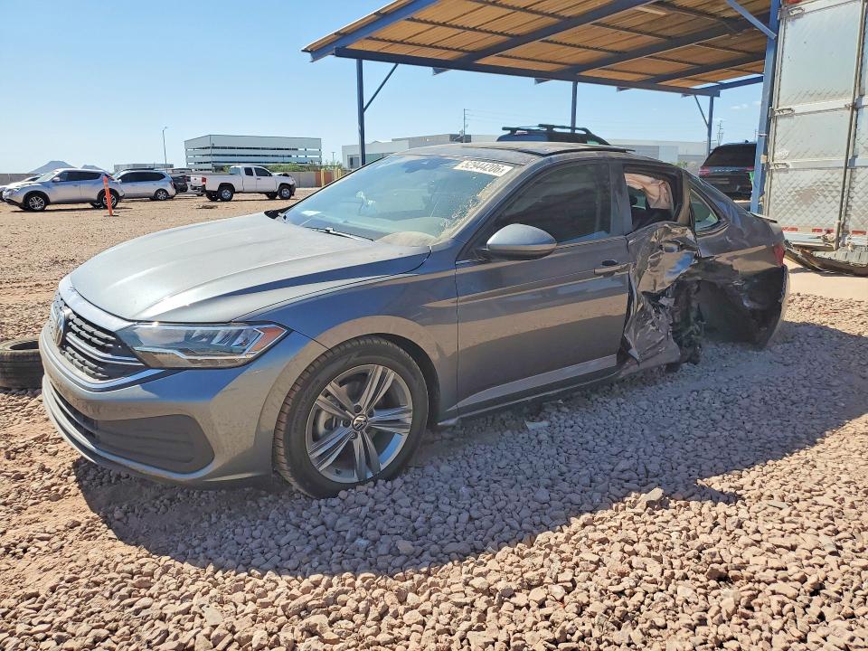 2024 Volkswagen Jetta VIN 3VW7M7BU2RM060199 COPART salvage auction — SIDE, Az - Cert Of Title - Salvage, sold $3,750 on 2026-07-09 (photo 1)