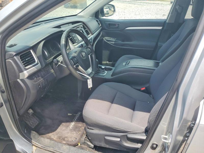 2019 Toyota Highlander VIN 5TDZZRFH1KS292790 COPART salvage auction — MINOR DENT/SCRATCHES, Ms - Certificate Of Title (P), sold $11,400 on 2026-07-28 (photo 7)