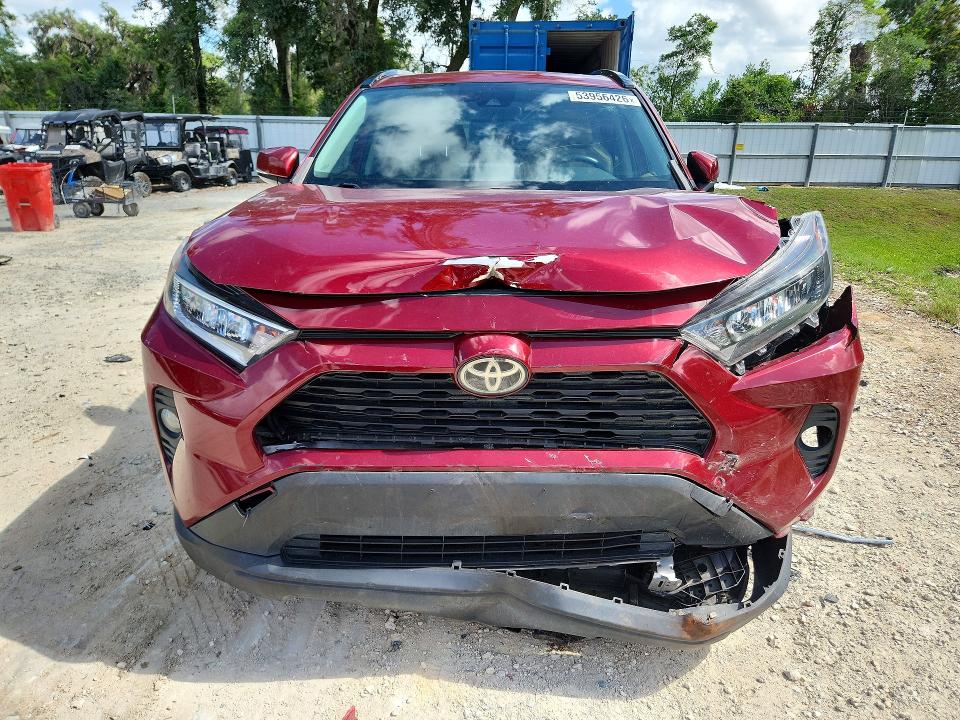 2020 Toyota VIN JTMP1RFVXLJ037414 COPART salvage auction — FRONT END, Fl - Cert Of Title Slvg Rebuildable, sold $7,000 on 2026-07-14 (photo 5)