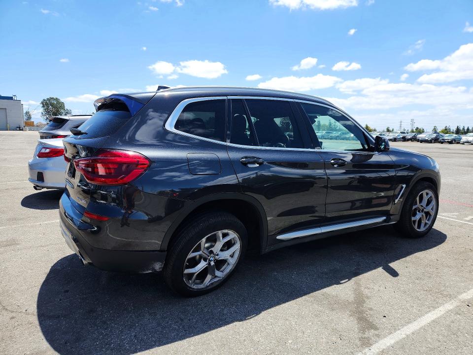 2020 BMW X3 VIN 5UXTY5C01L9D08925 COPART salvage auction — UNDERCARRIAGE, Ca - Salvage Certificate, sold $150 on 2026-07-21 (photo 3)