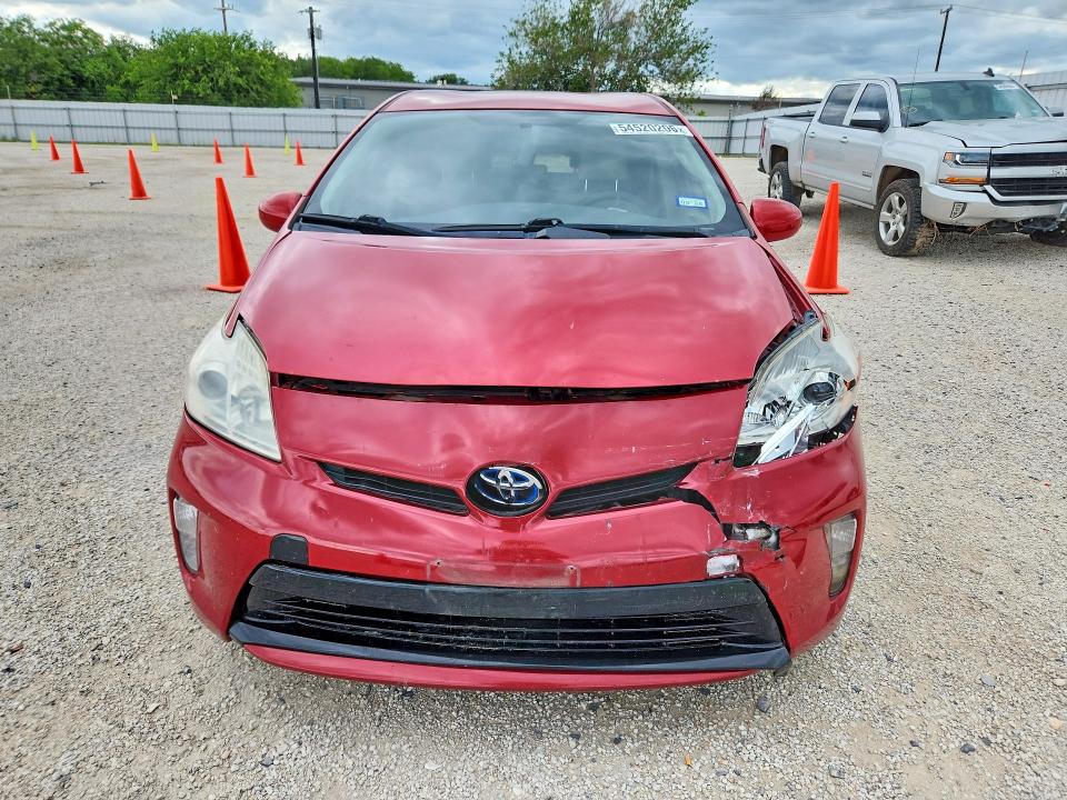 2012 Toyota Prius VIN JTDKN3DU6C5388593 COPART salvage auction — FRONT END, TX - SALVAGE VEHICLE TITLE, sold $950 on 2026-07-30 (photo 5)