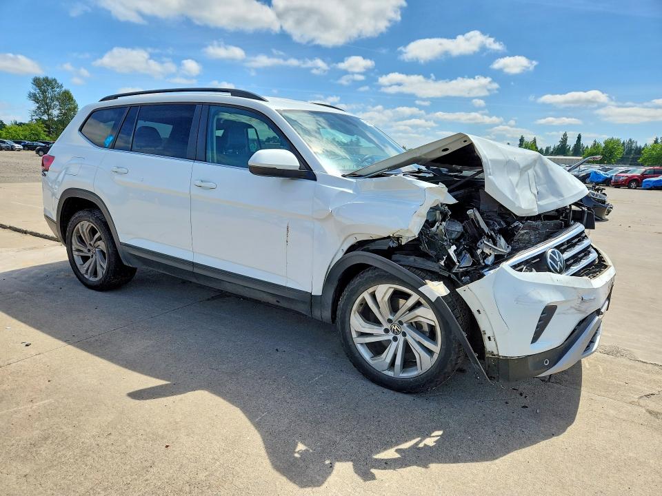 2021 Volkswagen Atlas VIN 1V2HR2CA4MC554475 COPART salvage auction — FRONT END, Or - Salvage Title Certificate, sold $2,500 on 2026-08-17 (photo 4)