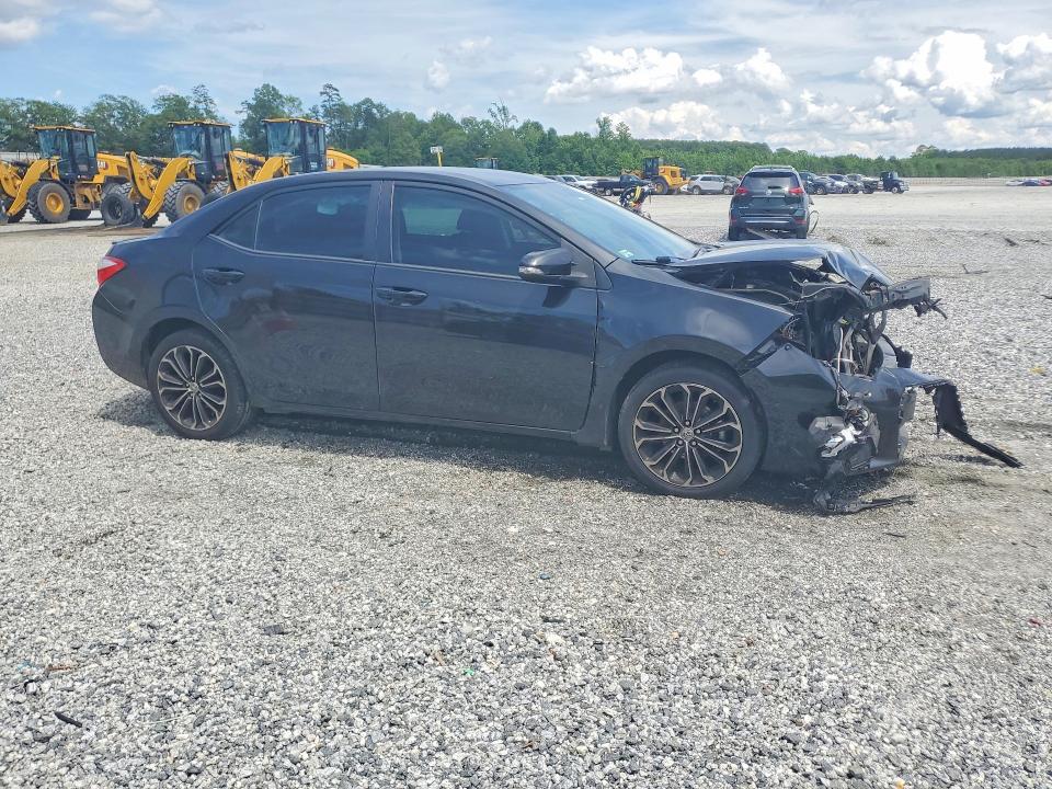 2015 Toyota Corolla VIN 5YFBURHEXFP281871 COPART salvage auction — FRONT END, SC - CERT OF TITLE-SALVAGE, sold $1,150 on 2026-07-06 (photo 4)