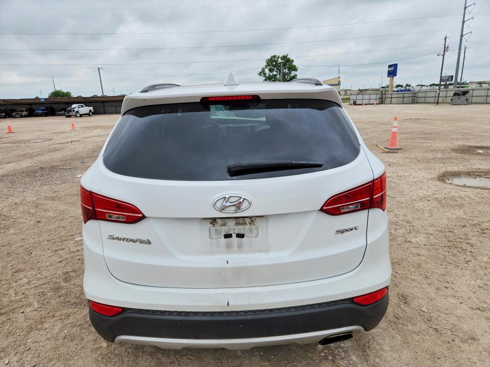 2014 Hyundai Santa fe VIN 5XYZU3LB2EG135394 COPART salvage auction — FRONT END, Tx - Salvage Vehicle Title, sold $1,350 on 2026-07-22 (photo 6)