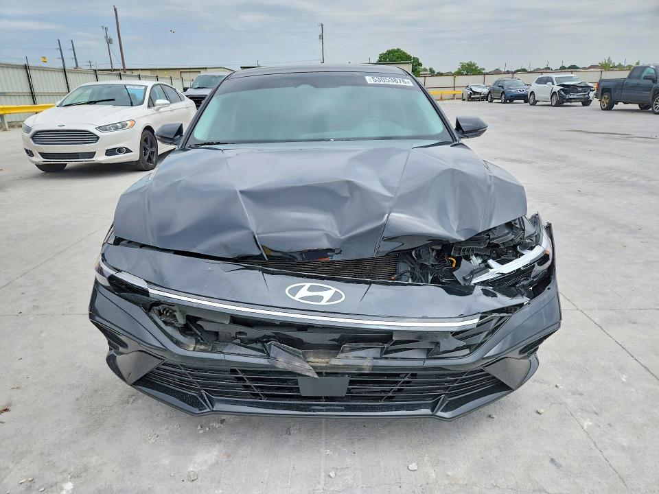 2025 Hyundai Elantra VIN KMHLP4DG3SU893246 COPART salvage auction — FRONT END, Tx - Salvage Vehicle Title, sold $6,100 on 2026-07-24 (photo 5)