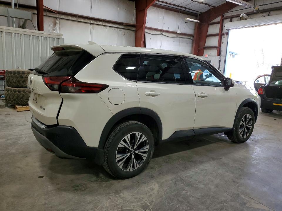 2021 Nissan Rogue VIN JN8AT3BB7MW219282 COPART salvage auction — REAR END, Ny - Mv-907A Salvage Certificate, sold $8,000 on 2026-07-13 (photo 3)