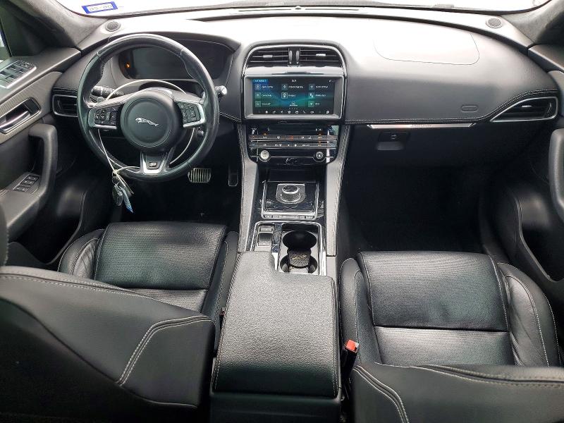 2018 Jaguar F-pace VIN SADCM2FV7JA286784 COPART salvage auction — FRONT END, Tx - Salvage Vehicle Title, sold $80 on 2026-07-23 (photo 8)