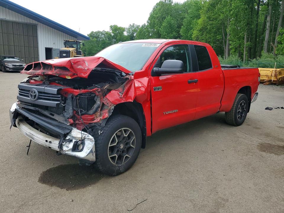 2014 Toyota Tundra VIN 5TFUY5F14EX399503 COPART salvage auction — FRONT END, Ct - Cert Of Title-Salvage, sold $2,450 on 2026-07-23 (photo 1)
