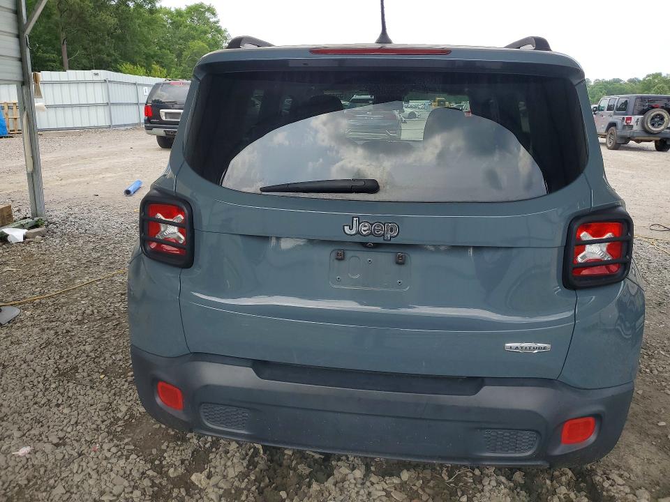 2017 Jeep Renegade VIN ZACCJABB6HPE72174 COPART salvage auction — FRONT END, Ga - Cert Of Title-Salvage, sold $1,950 on 2026-07-21 (photo 6)
