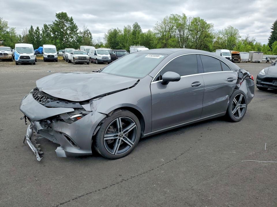 2020 Mercedes-benz Cla-klasse VIN WDD5J4HB0LN071289 COPART salvage auction — FRONT END, Or - Salvage Title Certificate, sold $5,700 on 2026-08-12 (photo 1)