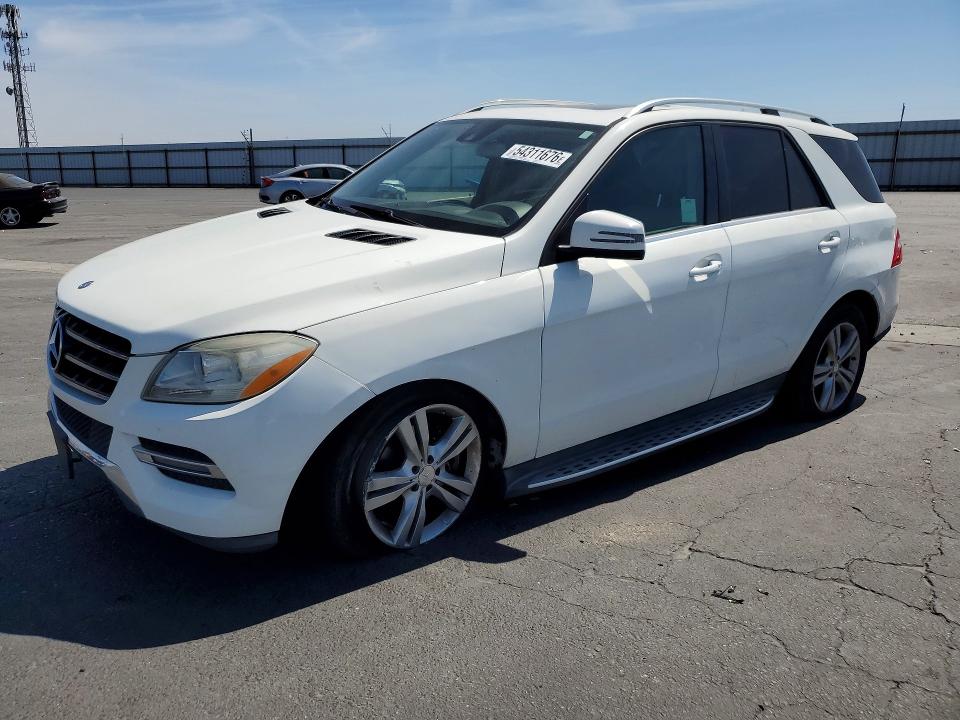 2015 Mercedes-benz Ml-class VIN 4JGDA5JB3FA596487 — COPART salvage auction photo
