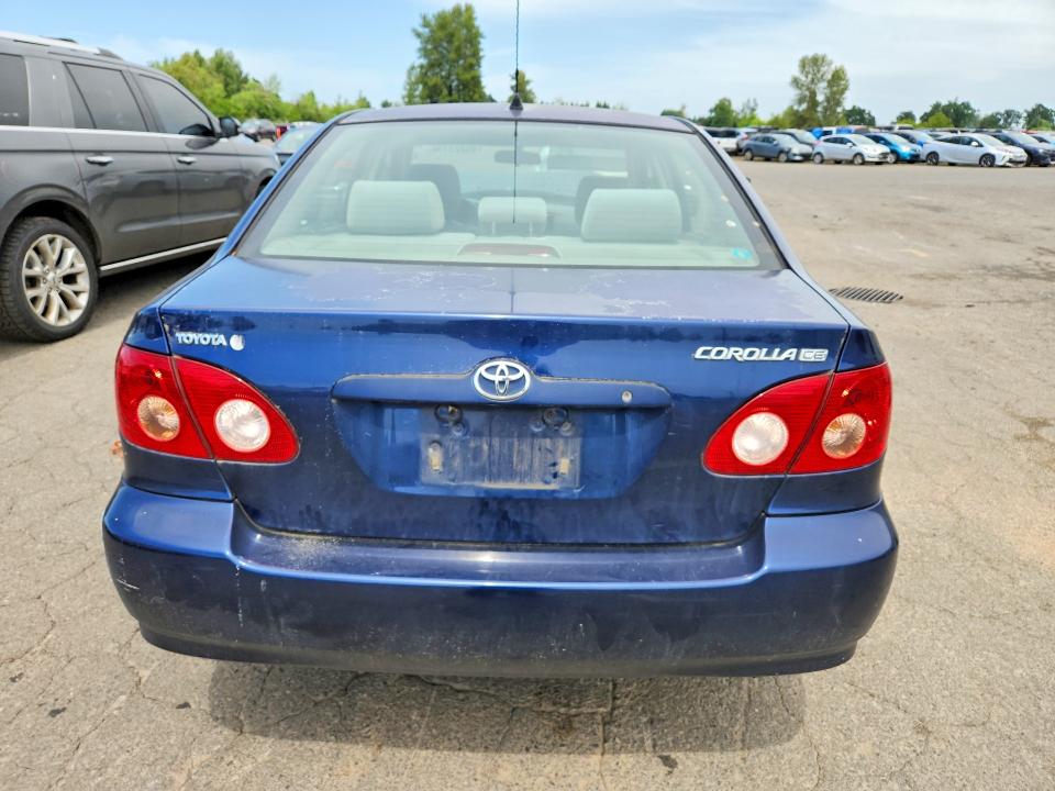 2005 Toyota Corolla VIN JTDBR32E652059705 COPART salvage auction — FRONT END, Or - Salvage Title Certificate, sold $125 on 2026-07-27 (photo 6)