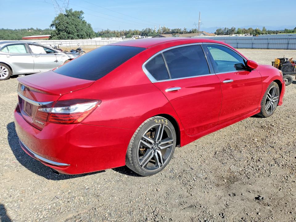2017 Honda Accord VIN 1HGCR2F59HA202103 COPART salvage auction — FRONT END, Ca - Salvage Certificate, sold $4,450 on 2026-07-10 (photo 3)