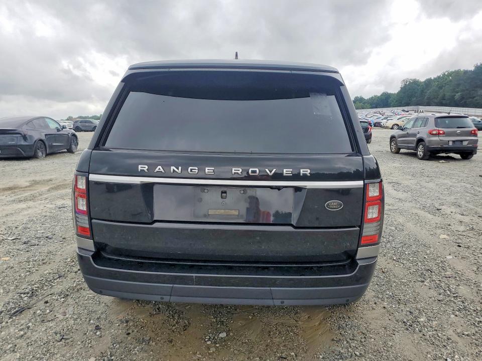 2016 Land rover RANGE ROVER VIN SALGR2PF9GA313961 COPART salvage auction — MECHANICAL, Ga - Certificate Of Title (P), sold $6,400 on 2026-07-08 (photo 6)